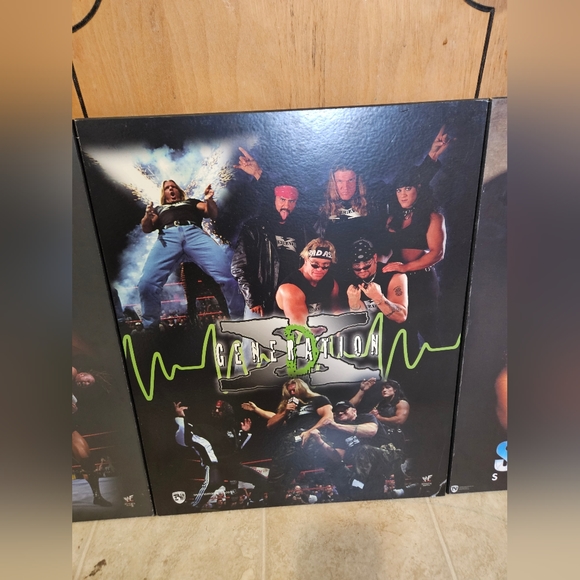 VINTAGE WWE FRAMED/PLAQUE POSTERS - Picture 5 of 9